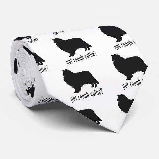 Rough Collie Stropdas (Opgerold)