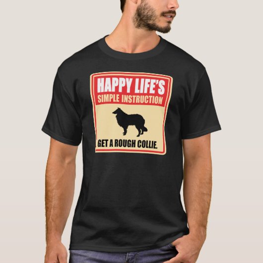Rough Collie T-shirt (Voorkant)