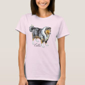 Rough Collie T-shirt (Voorkant)
