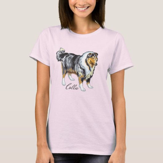 Rough Collie T-shirt (Voorkant)