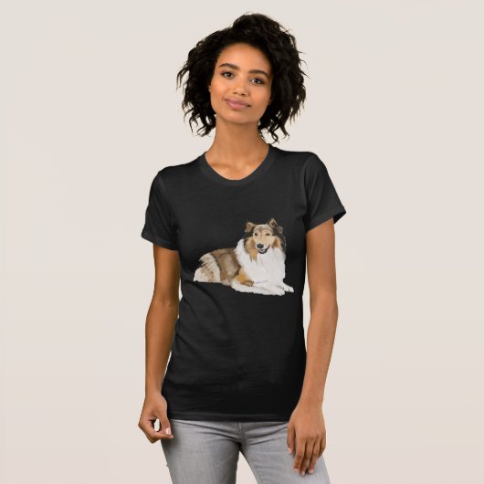 Rough Collie T-shirt (Voorkant volledig)