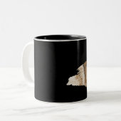 Rough Collie Tweekleurige Koffiemok (Voorkant links)