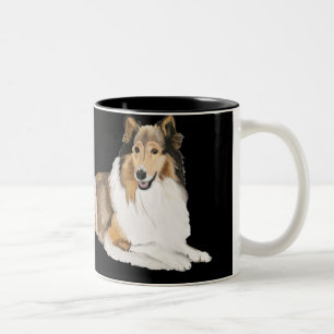 Rough Collie Tweekleurige Koffiemok