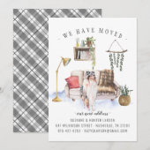 Rough Collie | Verplaatsingsaankondiging Aankondiging (Voorkant / Achterkant)