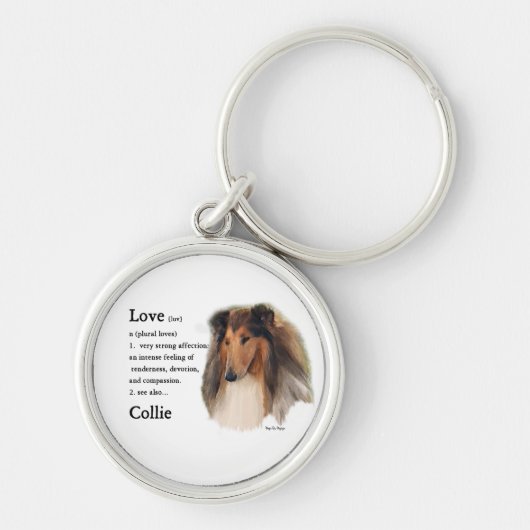 Rough Collie Zie ook Sleutelhanger (Voorkant)
