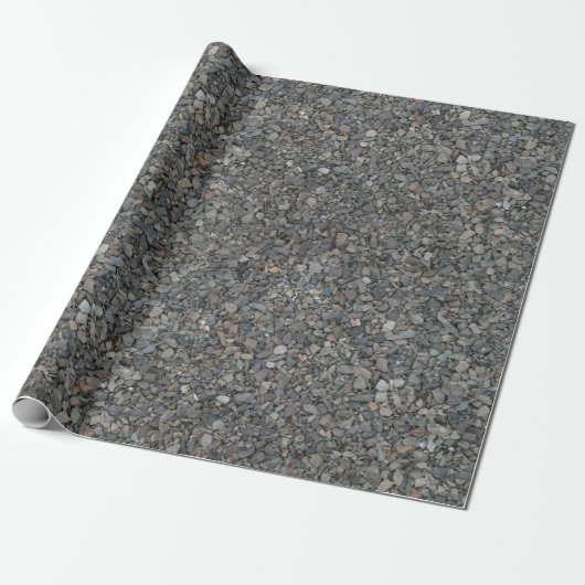 Rough Course Rocky Gravel Cadeaupapier (Uitgerold)