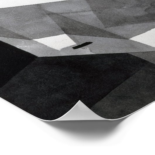 Rough Cut Head: Paul Klee 1935 Poster (Hoek)