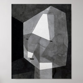 Rough Cut Head: Paul Klee 1935 Poster