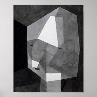 Rough Cut Head: Paul Klee 1935 Poster