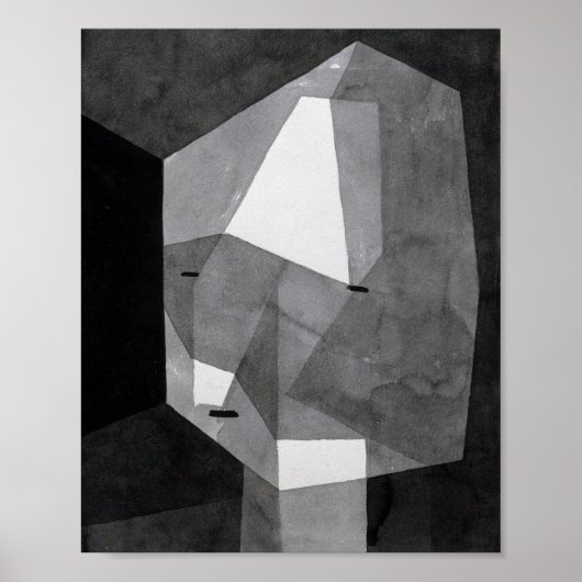 Rough Cut Head: Paul Klee 1935 Poster (Voorkant)