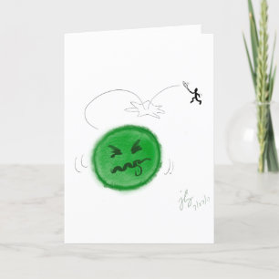 Rough Day wenskaart Bedankkaart