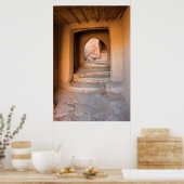 Rough Dirt Staircase Poster (Keuken)