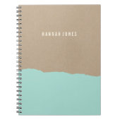 Rough Edge Journal - Aqua Notitieboek (Voorkant)