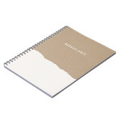 Rough Edge Journal - Wit Notitieboek (Linkerzijde)