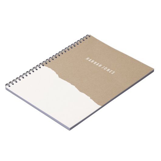 Rough Edge Journal - Wit Notitieboek (Linkerzijde)