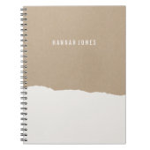 Rough Edge Journal - Wit Notitieboek (Voorkant)