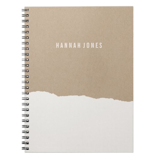 Rough Edge Journal - Wit Notitieboek (Voorkant)