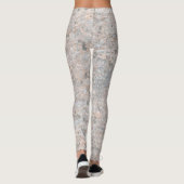 Rough Geology Neutral Rock Texture Photo Leggings (Achterkant)