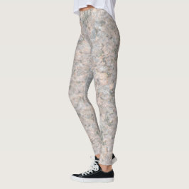 Rough Geology Neutral Rock Texture Photo Leggings