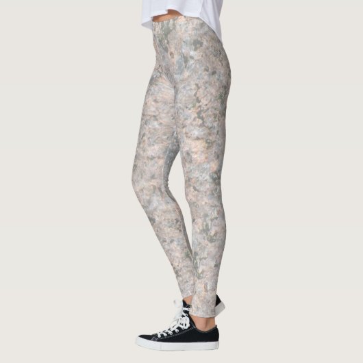 Rough Geology Neutral Rock Texture Photo Leggings (Links)