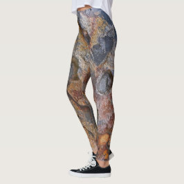 Rough Geology Rock Texture Leggings