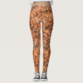 Rough Geology Spotty Rock Texture Foto Leggings (Voorkant)