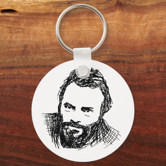 Rough Ink Sketch of Hitch Sleutelhanger (Voorkant)