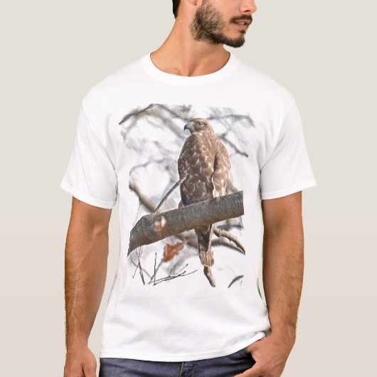 Rough Legged Hawk T-shirt (Voorkant)