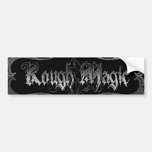 Rough Magic Bumpersticker (Voorkant)