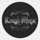 Rough Magic Ronde Sticker (Voorkant)