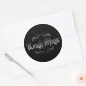 Rough Magic Ronde Sticker (Envelop)