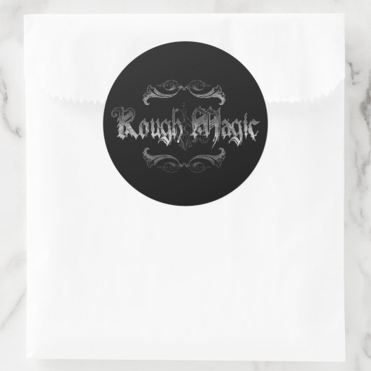 Rough Magic Ronde Sticker (Tas)