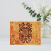 Rough Native Haida Art Frog Briefkaart (Staand voorkant)