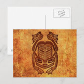 Rough Native Haida Art Frog Briefkaart (Voorkant / Achterkant)