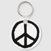 Rough Peace Symbol Sleutelhanger (Voorkant)