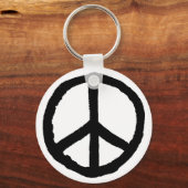 Rough Peace Symbol Sleutelhanger (Voorkant)