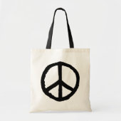 Rough Peace Symbol Tote Bag (Voorkant)