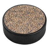 Rough Pebble Stones Foto Hockey Puck (3/4)