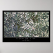 Rough River Lake Kentucky Satellite Poster Map (Voorkant)