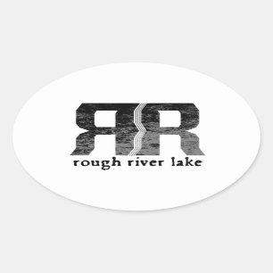 Rough River Lake Ovale Sticker