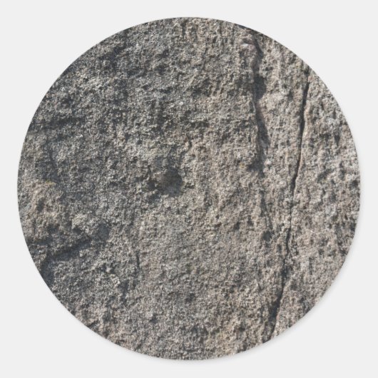 Rough Rocky Surface Ronde Sticker (Voorkant)