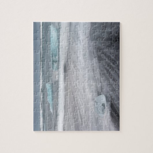 Rough Seascape with ice, ijsland Legpuzzel (Verticaal)