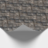 Rough Stone Texture Print wikkelpapier Roll Cadeaupapier (Hoek)