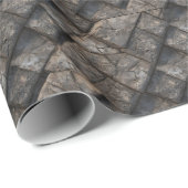 Rough Stone Texture Print wikkelpapier Roll Cadeaupapier (Rol Hoek)