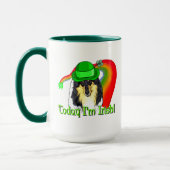 Rough Tri Collie Saint Patricks Mok (Links)