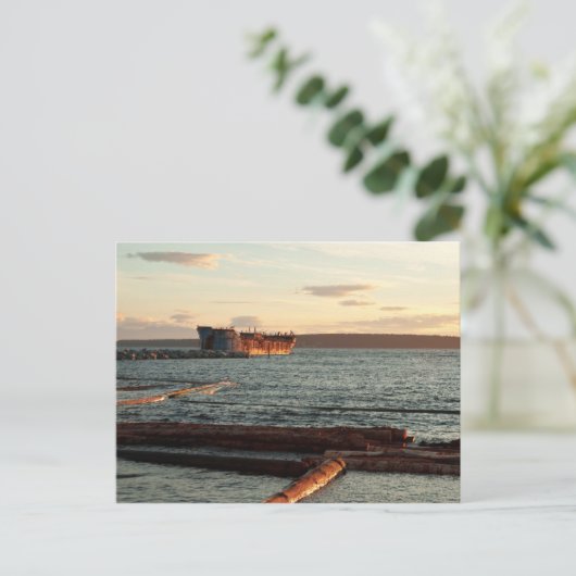 Rough Water Hulk Briefkaart (Staand voorkant)