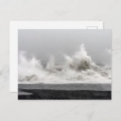 Rough Winter Storm Ocean Briefkaart (Voorkant / Achterkant)