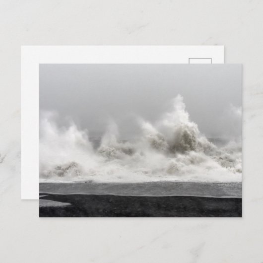 Rough Winter Storm Ocean Briefkaart (Voorkant / Achterkant)