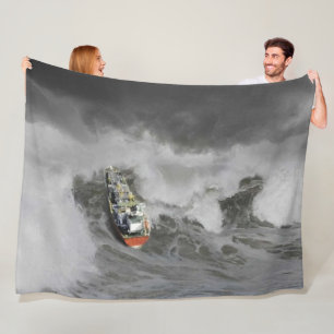 ROUGH ZEEEN FLEECE DEKEN