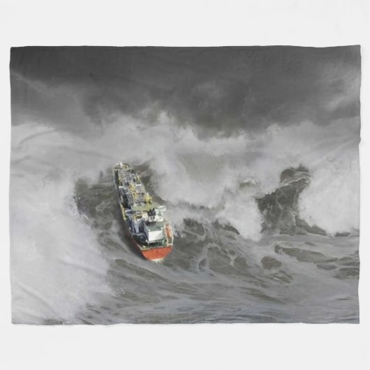 ROUGH ZEEEN FLEECE DEKEN (Voorkant (Horizontaal))